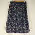 パドカレ pas de calais ウール総柄プリント タックフレアスカート レディース 36