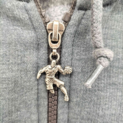 AND1 バスケットボール 刺繍 ジップアップ パーカー メンズ JPN:XXL