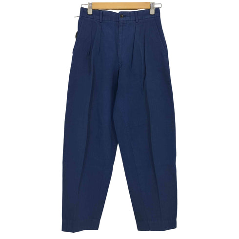 コムデギャルソンオム COMME des GARCONS HOMME 1981aw-1983aw デカオム 本人期 archive インディゴ 2タックチノ トラウザー メンズ JPN:S