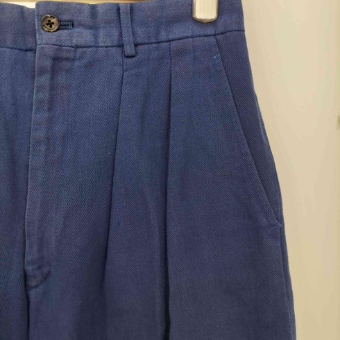 コムデギャルソンオム COMME des GARCONS HOMME 1981aw-1983aw デカオム 本人期 archive インディゴ 2タックチノ トラウザー メンズ JPN:S