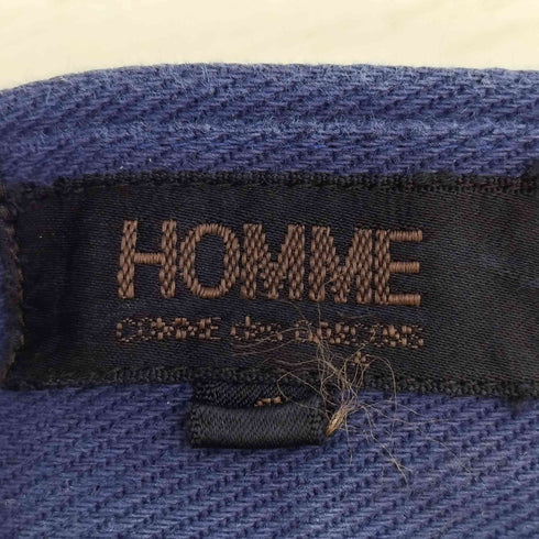 コムデギャルソンオム COMME des GARCONS HOMME 1981aw-1983aw デカオム 本人期 archive インディゴ 2タックチノ トラウザー メンズ JPN:S