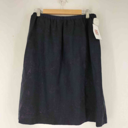 パドカレ pas de calais ウール総柄プリント ラップスカート レディース 38