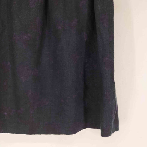 パドカレ pas de calais ウール総柄プリント ラップスカート レディース 38