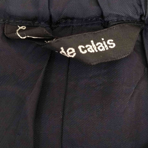 パドカレ pas de calais ウール総柄プリント ラップスカート レディース 38
