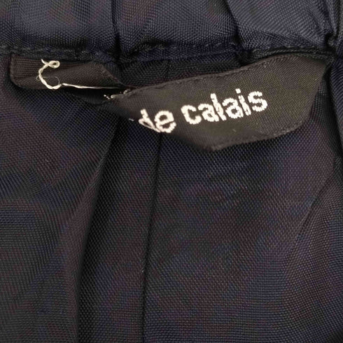 パドカレ pas de calais ウール総柄プリント ラップスカート レディース 38