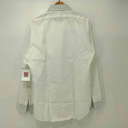 ニールバレット NEIL BARRETT BLACK BARRETT 襟/袖ストライプ ドレスシャツ メンズ JPN:4