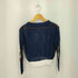 CaNARI スカーフエルボーパッチ ローゲージシルクニットセーター domestic レディース