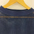 CaNARI スカーフエルボーパッチ ローゲージシルクニットセーター domestic レディース
