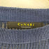CaNARI スカーフエルボーパッチ ローゲージシルクニットセーター domestic レディース