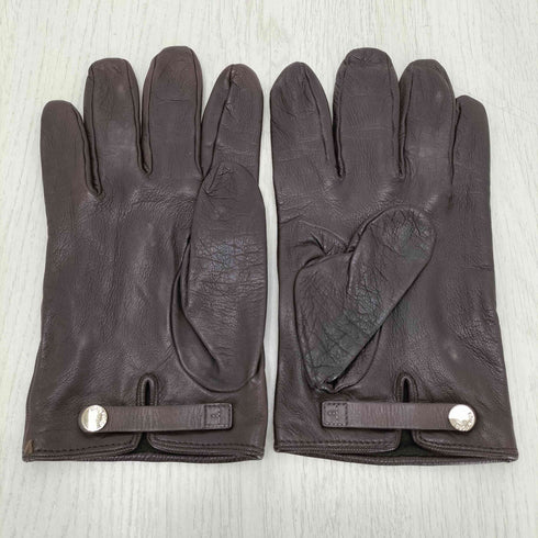 トムフォード TOM FORD カシミヤライニング レザーグローブ 本革 メンズ 10