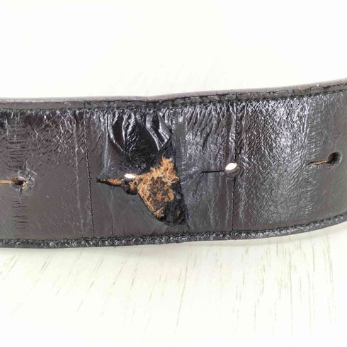 ドルチェアンドガッバーナ DOLCE&GABBANA 本革 レザーベルト メンズ 90CM 36NCH