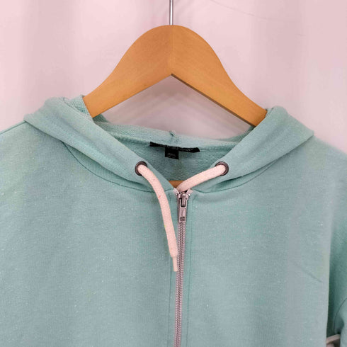 トップショップ TOPSHOP ジップアップ スウェット クロップドパーカー Y2K レディース 36