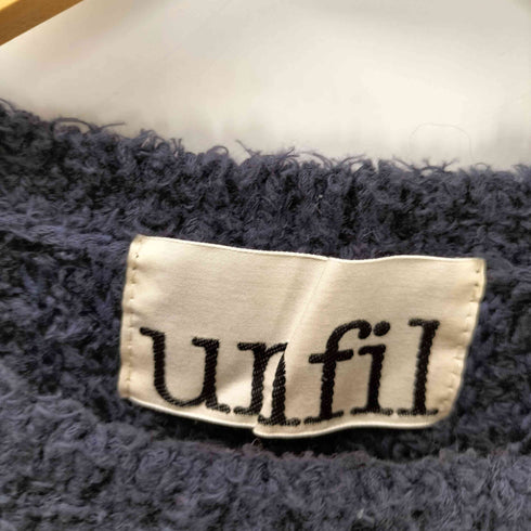アンフィル unfil コットン シャギー チャンキー ワッフル ニット レディース JPN:1
