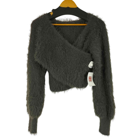 グレイル GRL フェザーニットカシュクールトップス レディース