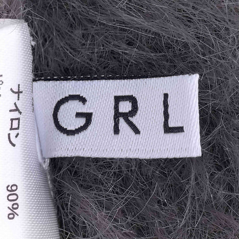 グレイル GRL フェザーニットカシュクールトップス レディース