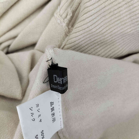 DENEN クローバーデザイン カシミアシルクニット レディース