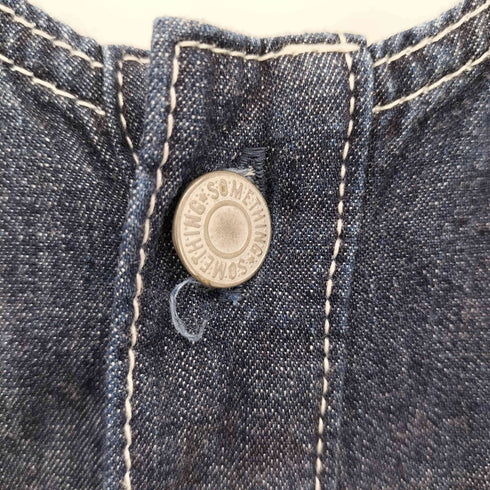 サムシング SOMETHING 22SS Buttonfly Salopette Skirt 別注 ボタンフライ サロペットスカート レディース FREE