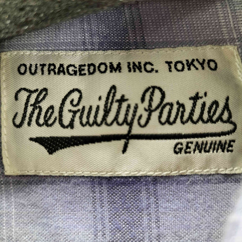ワコマリア WACKO MARIA OMBRE CHECK OPEN COLLAR SHIRT メンズ JPN:XL