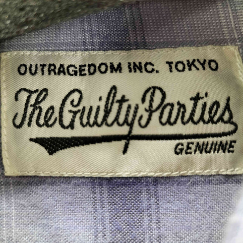 ワコマリア WACKO MARIA OMBRE CHECK OPEN COLLAR SHIRT メンズ JPN:XL