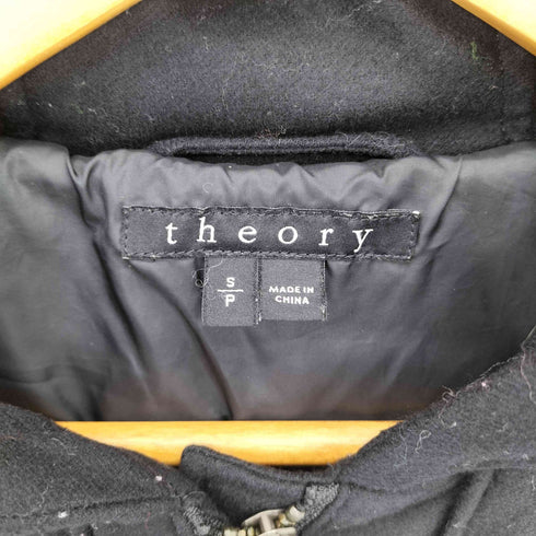 セオリー theory トグルボタン ジップアップ ダウンジャケット レディース S