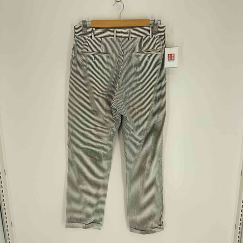 ミスターショップケント Mr.SHOP Kent シアー サッカー ストライプ スラックス パンツ メンズ JPN:46