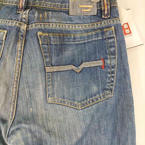 ディーゼルインダストリー Diesel Industry ボタンフライストレートデニムパンツ メンズ 28