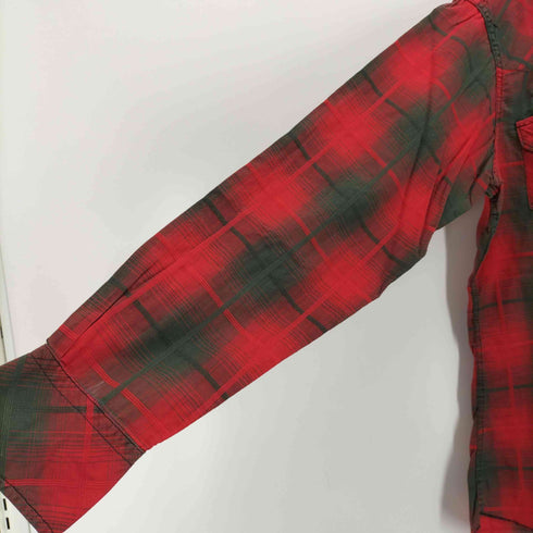 wash and wear ウエスタンチェックシャツ メンズ 15 1/2-1