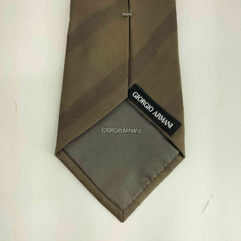 ジョルジオアルマーニ Giorgio Armani シルク100ストライプネクタイ メンズ