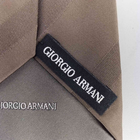 ジョルジオアルマーニ Giorgio Armani シルク100ストライプネクタイ メンズ
