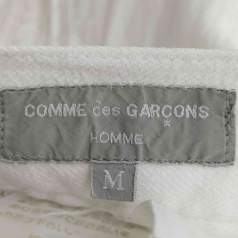 コムデギャルソンオム COMME des GARCONS HOMME 90-00s 田中オム 銀タグ archive ヘリンボーン コットン ワイドパンツ メンズ JPN:M