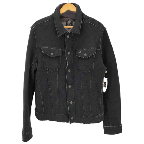 ディーゼル DIESEL TRICOT&CO 00S Y2K Knit Trucker Jacket archive アクリル ウール フリンジ ニット トラッカー ジャケット アーカイブ メンズ import:L