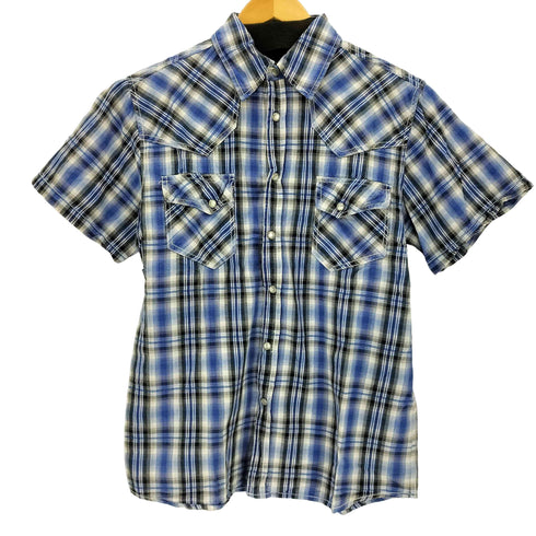 半袖ウエスタンチェックシャツ メンズ import:M