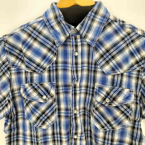 半袖ウエスタンチェックシャツ メンズ import:M