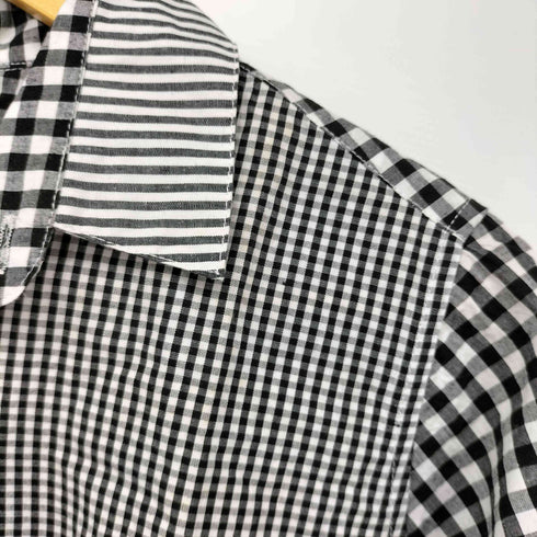 アンティカ antiqua pattern torso アシンメトリー クレイジーパターン シャツ レディース