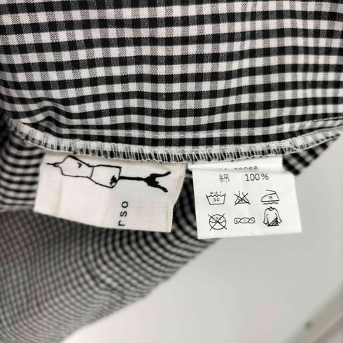 アンティカ antiqua pattern torso アシンメトリー クレイジーパターン シャツ レディース