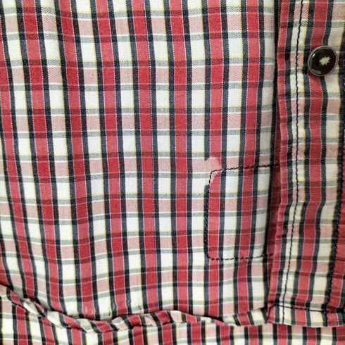 スコッチアンドソーダ SCOTCH&SODA 半袖ウエスタンチェックシャツ メンズ