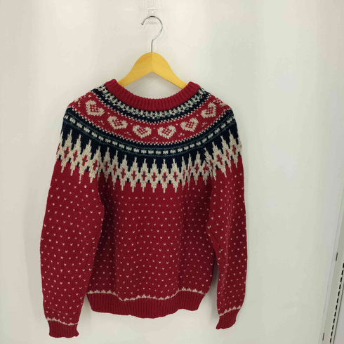 ウールリッチ WOOLRICH 80-90s THE WOMAN ノルディック柄 ウールニットセーター レディース L