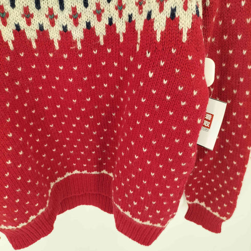 ウールリッチ WOOLRICH 80-90s THE WOMAN ノルディック柄 ウールニットセーター レディース L
