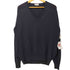 ジョンスメドレー JOHN SMEDLEY Vネック ウールセーター メンズ L