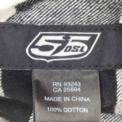 フィフティーファイブディーエスエル 55DSL チェックネルシャツ メンズ