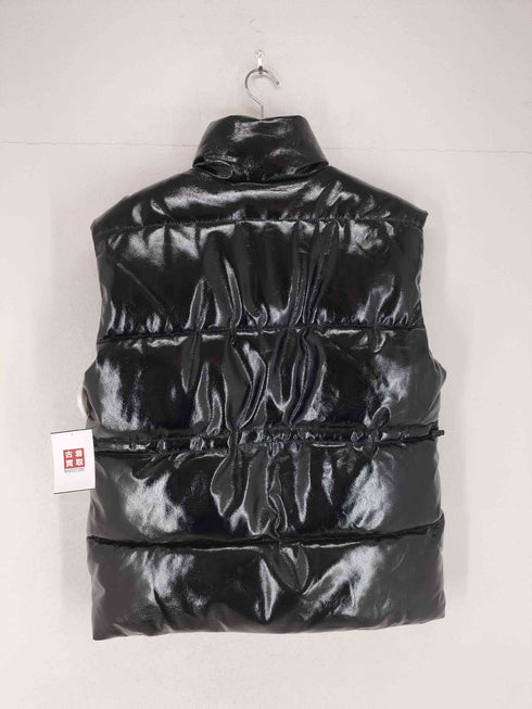 エイチアンドエム H&M フェイクレザー中綿ベスト メンズ M