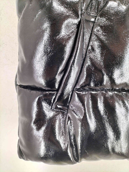 エイチアンドエム H&M フェイクレザー中綿ベスト メンズ M