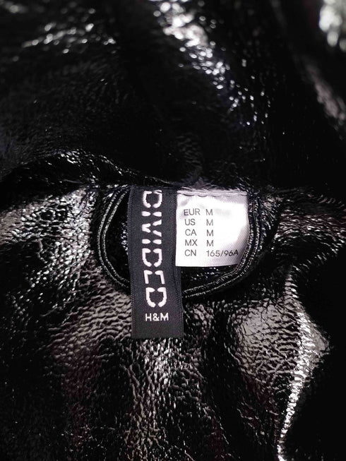 エイチアンドエム H&M フェイクレザー中綿ベスト メンズ M