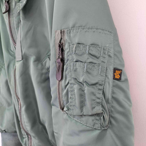 アルファインダストリーズ ALPHA INDUSTRIES 90S USA製 B-15D IDEALジップ メンズ import:S