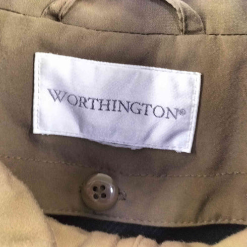 ワシントン worthington ライナー付き ジップアップロングコート メンズ