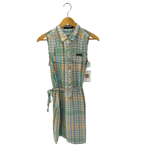 コロンビアスポーツウェア Columbia Sportswear SUPER BONEHEAD チェック柄 ノースリーブワンピース レディース M