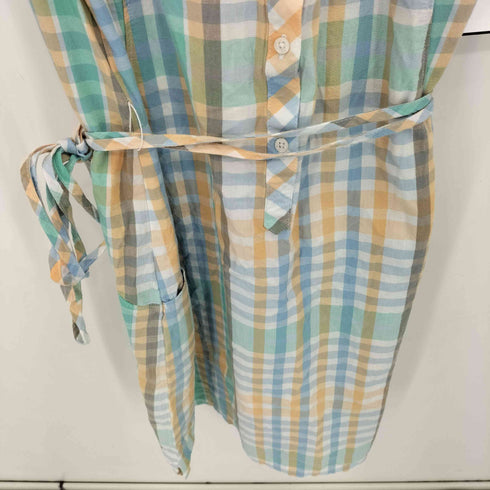 コロンビアスポーツウェア Columbia Sportswear SUPER BONEHEAD チェック柄 ノースリーブワンピース レディース M