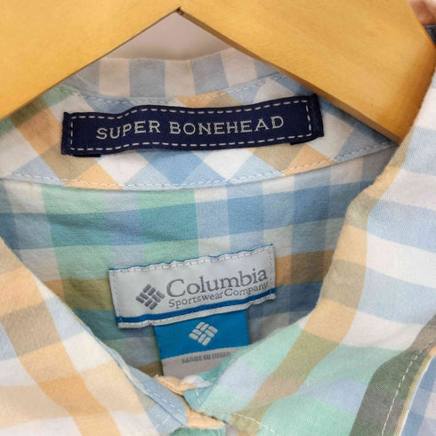 コロンビアスポーツウェア Columbia Sportswear SUPER BONEHEAD チェック柄 ノースリーブワンピース レディース M