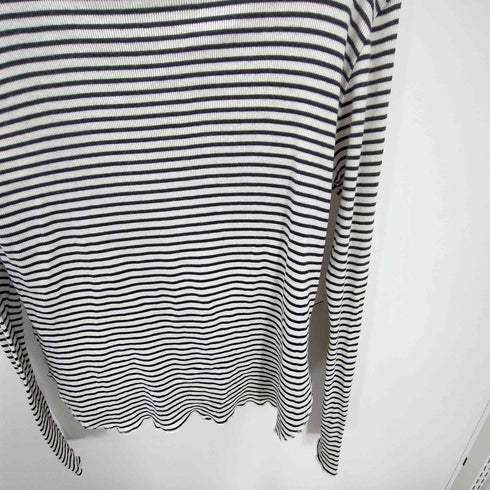 アパルトモンドゥーズィエムクラス LAppartement DEUXIEME CLASSE hello bonjour Border Rib Longsleeve T-sh レディース
