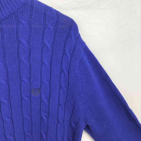 チャップスラルフローレン CHAPS RALPH LAUREN コットンケーブル プルオーバーニット メンズ import:M